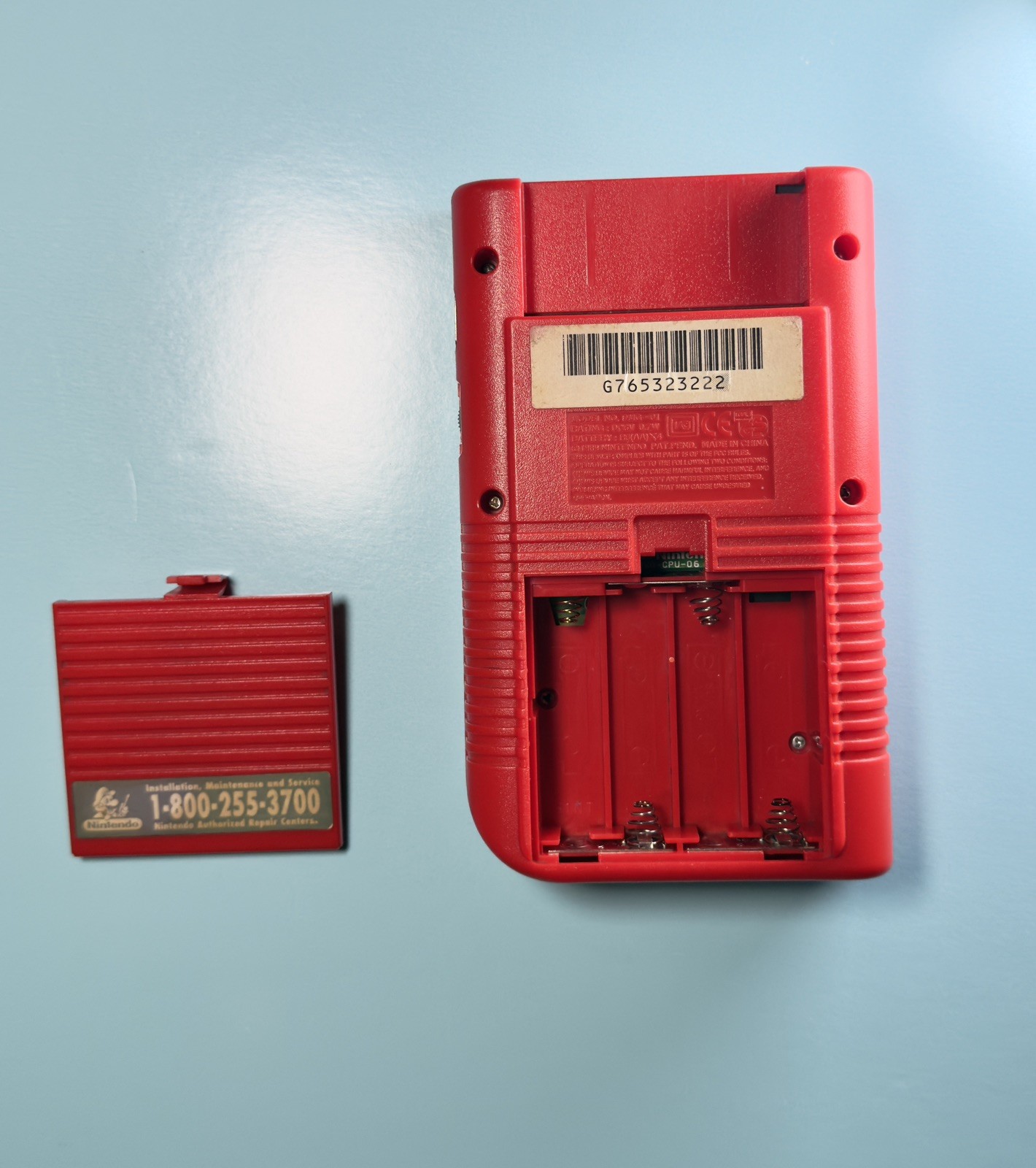 Retro Original Nintendo Game Boy Original DMG-01 RED Backlit Mod!