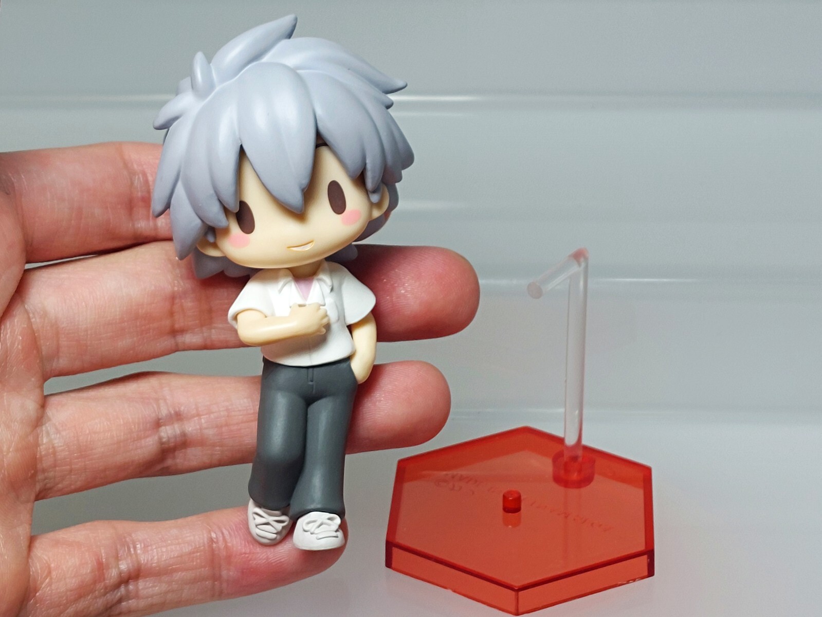 Neon Genesis Evangelion Mini Display Figure Ayanami Rei & Nagisa SEGA 3.1-3.2in