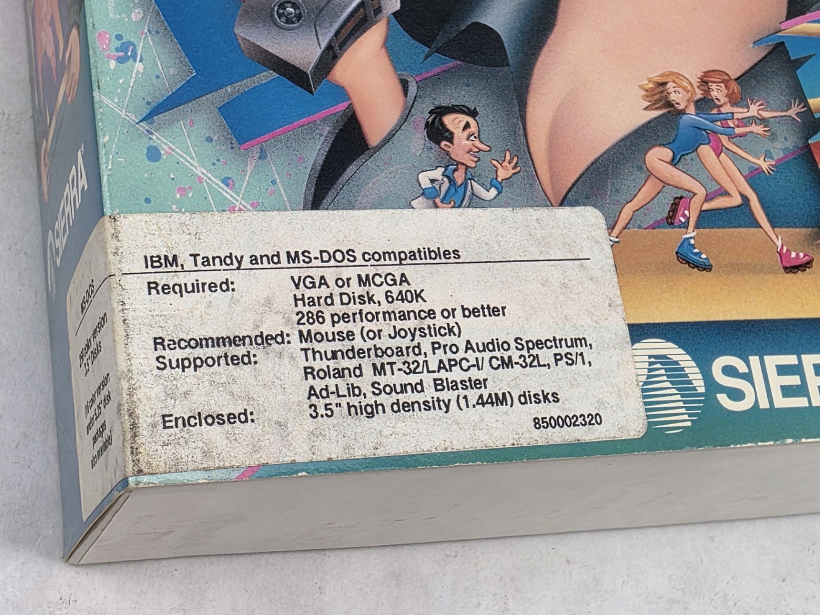 Leisure Suit Larry 5 Passionate Patty Undercover BIG BOX PC 3.5″ Floppy 1991