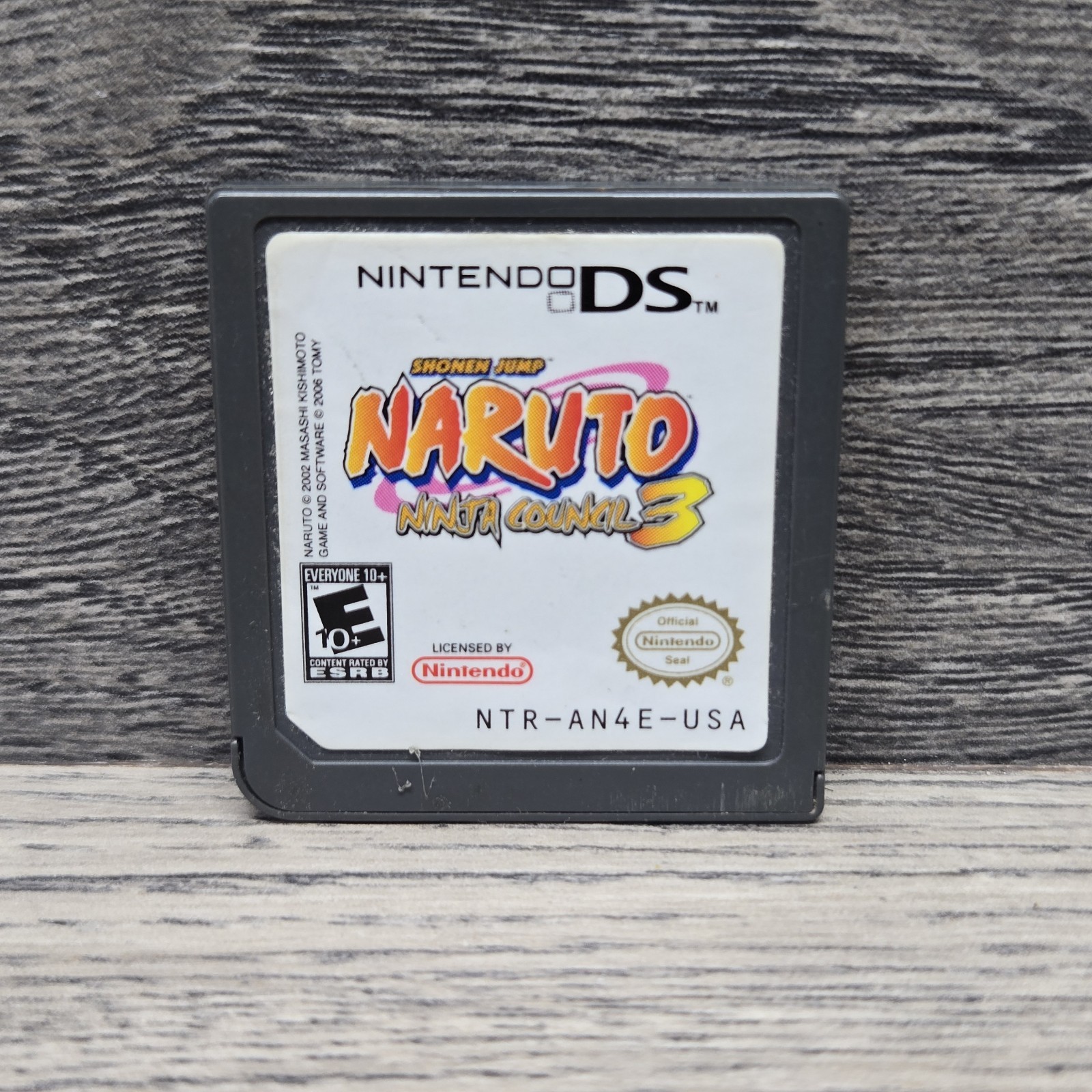 Naruto Ninja Council 3 DS Game Cartridge! Nintendo DS Authentic Shonen Jump