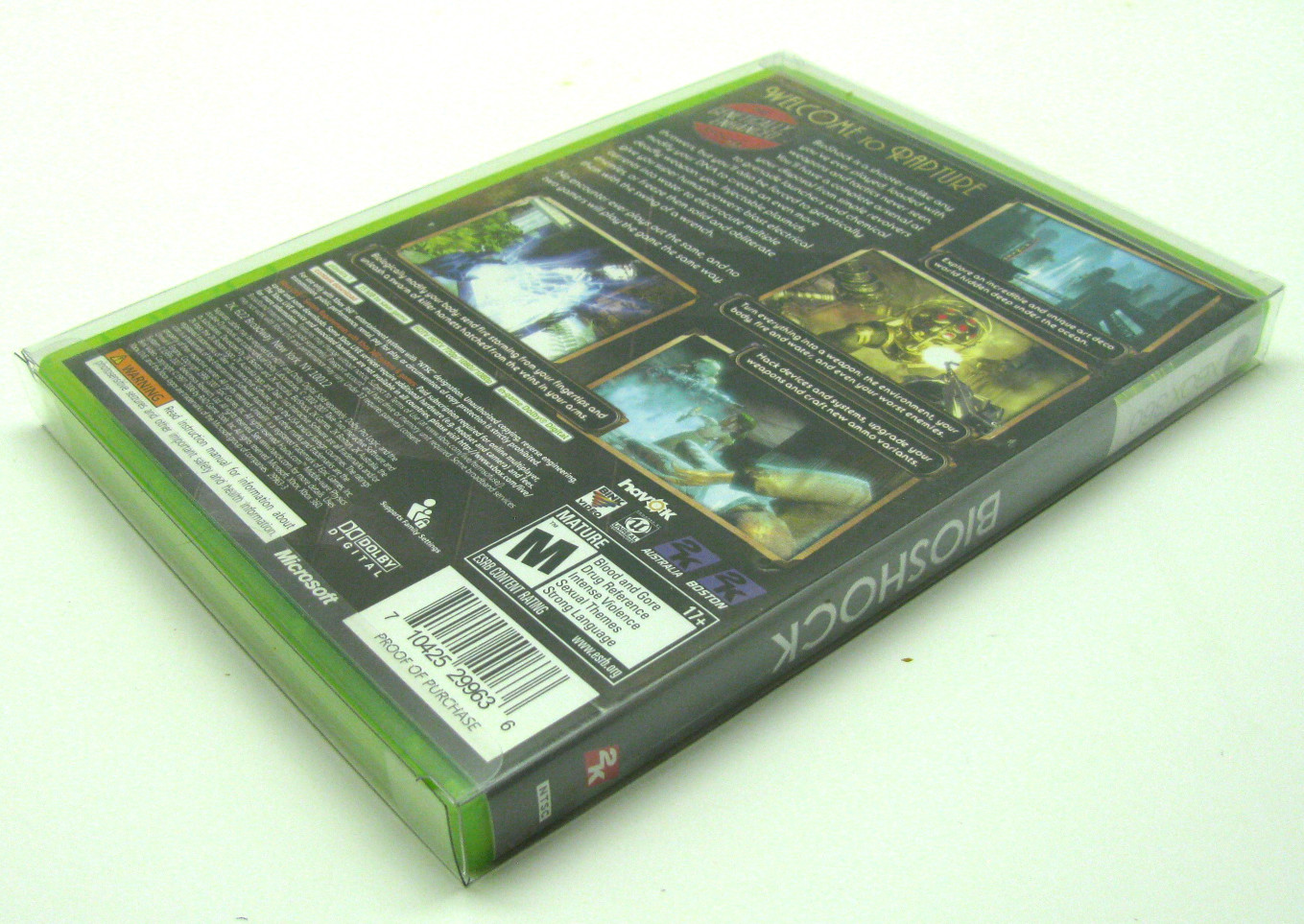 10Pack XBOX 360 CIB GAME – CLEAR PLASTIC PROTECTIVE BOX PROTECTOR CASE SLEEVE