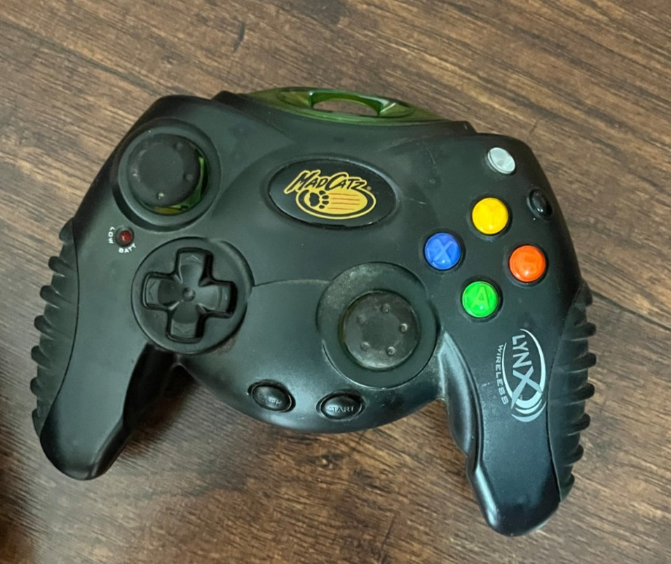 Microsoft Xbox console controllers Radica Gamester Mad Catz Lynx Wireless