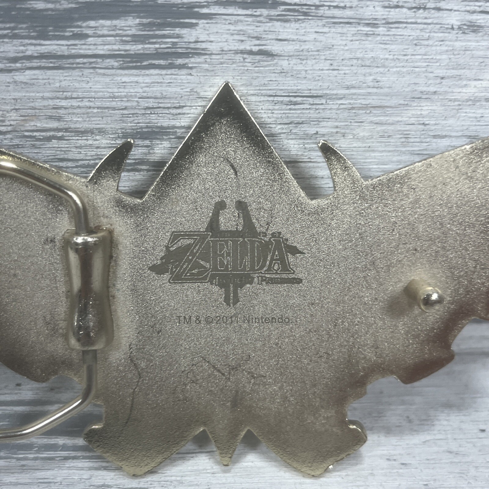 The Legend Of Zelda Twilight Princess Belt Buckle Black Gold 2011 Nintendo