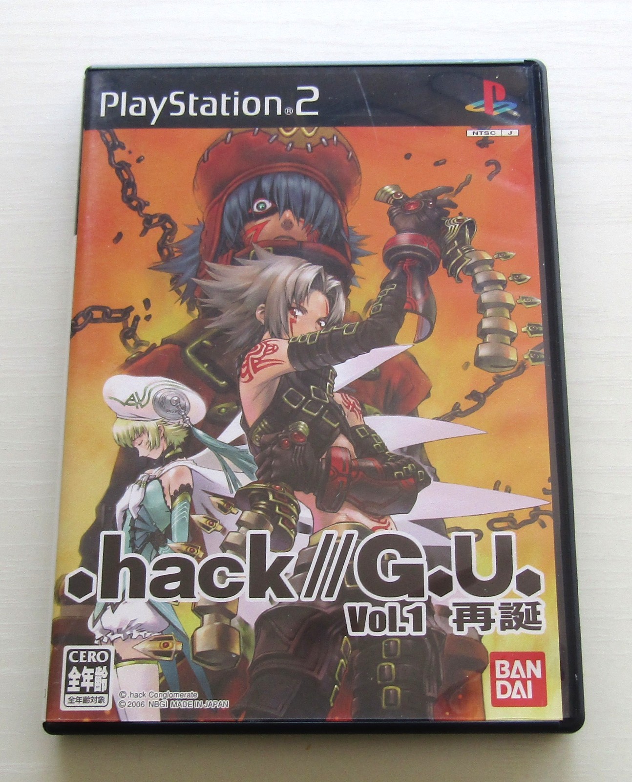 PS2 .hack 1 2 3 4 G.U. 1 2 3 Fragment Set of 8 Sony PlayStation 2 Japan