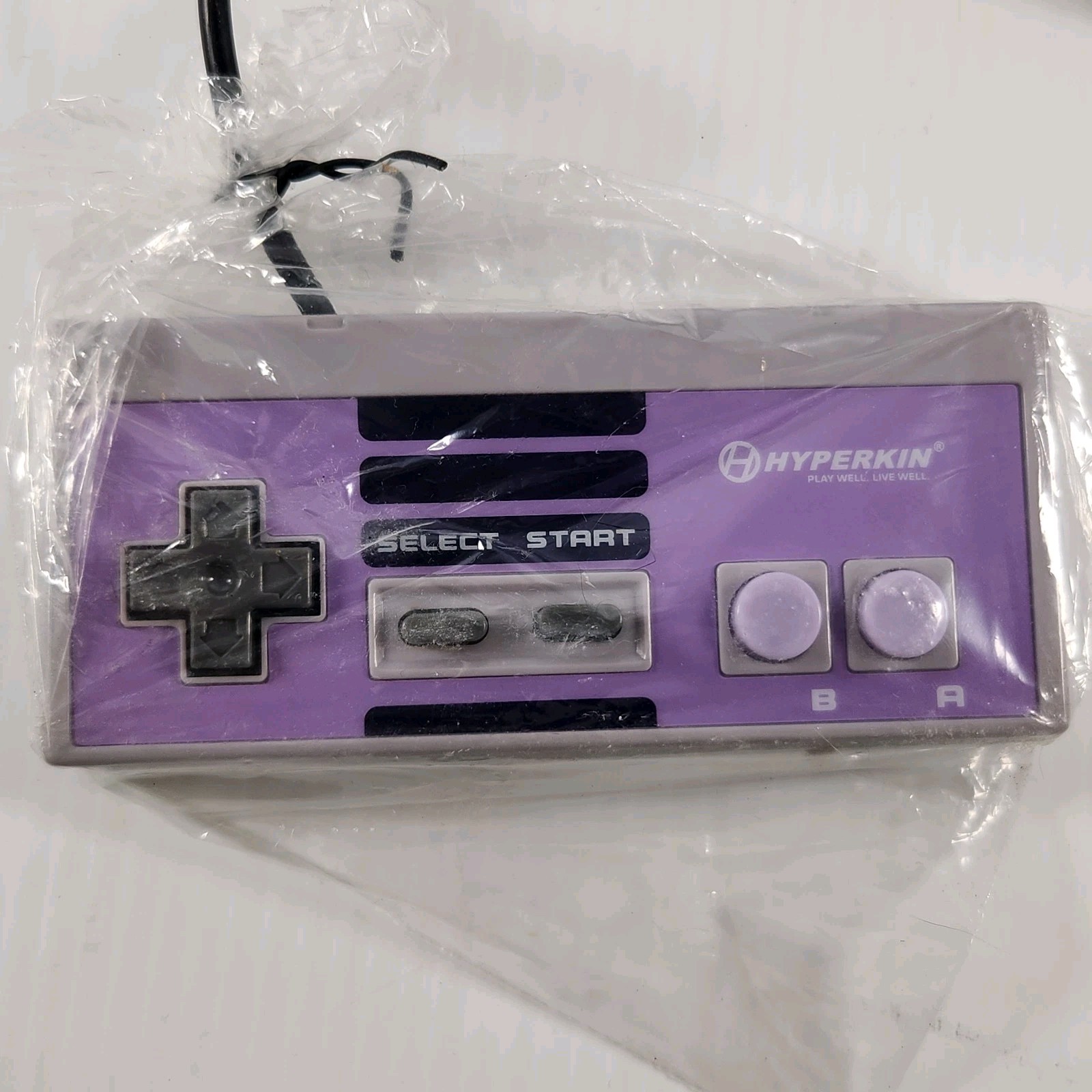 Hyperkin RetroN 2 Wired Controller Purple NES Style SNES/SFC Compatible New