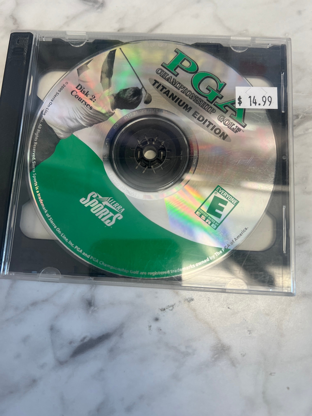 PGA Championship Golf Titanium Edition Jewel Case PC CD-ROM PC8124
