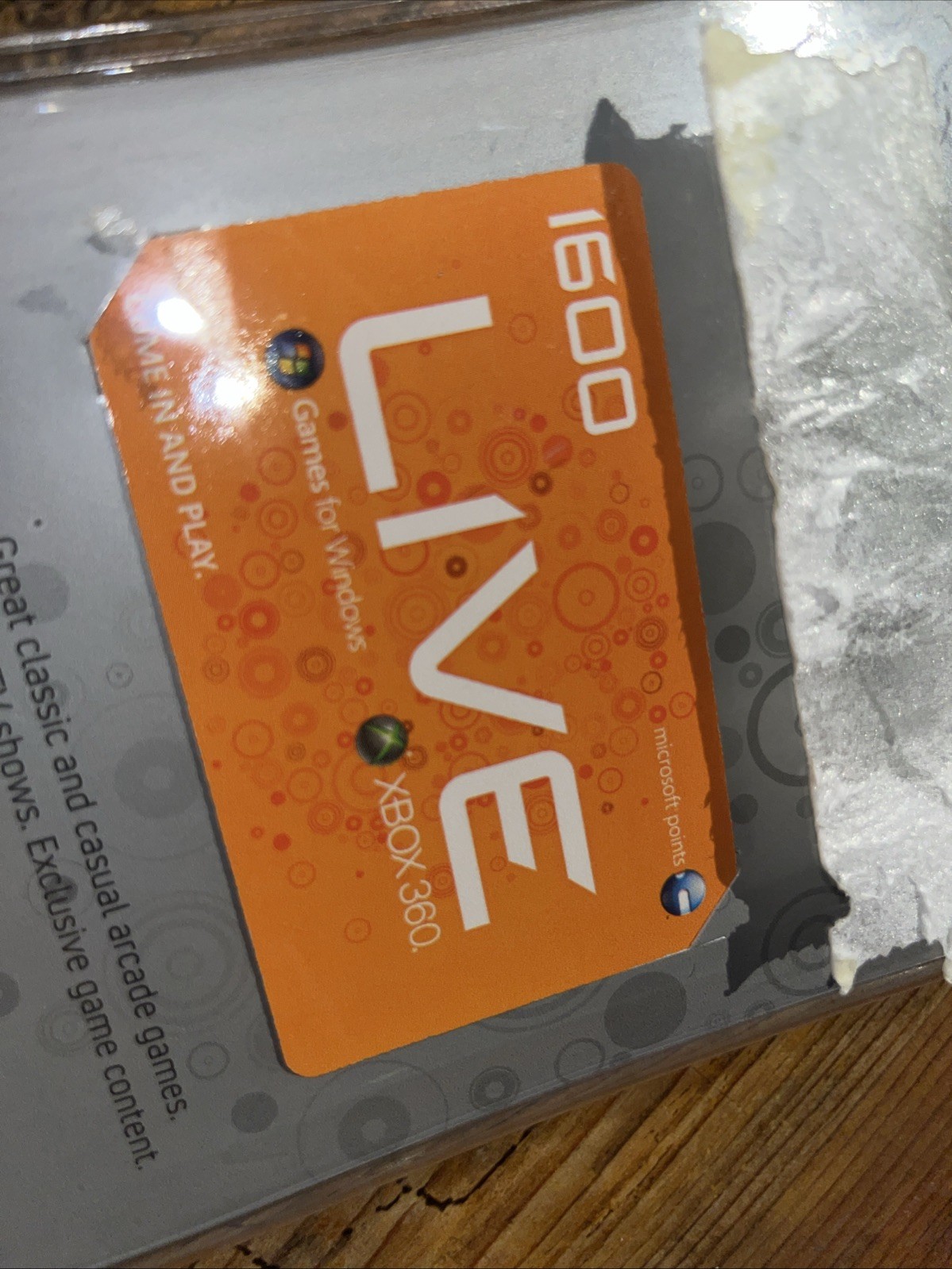 NEW sealed XBOX LIVE Gold Membership 12 Month +1 & 1600 Microsoft Points Card