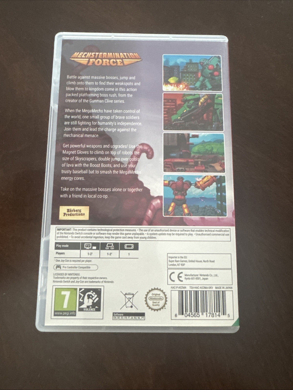 Mechstermination Force Super Rare Games Nintendo Switch
