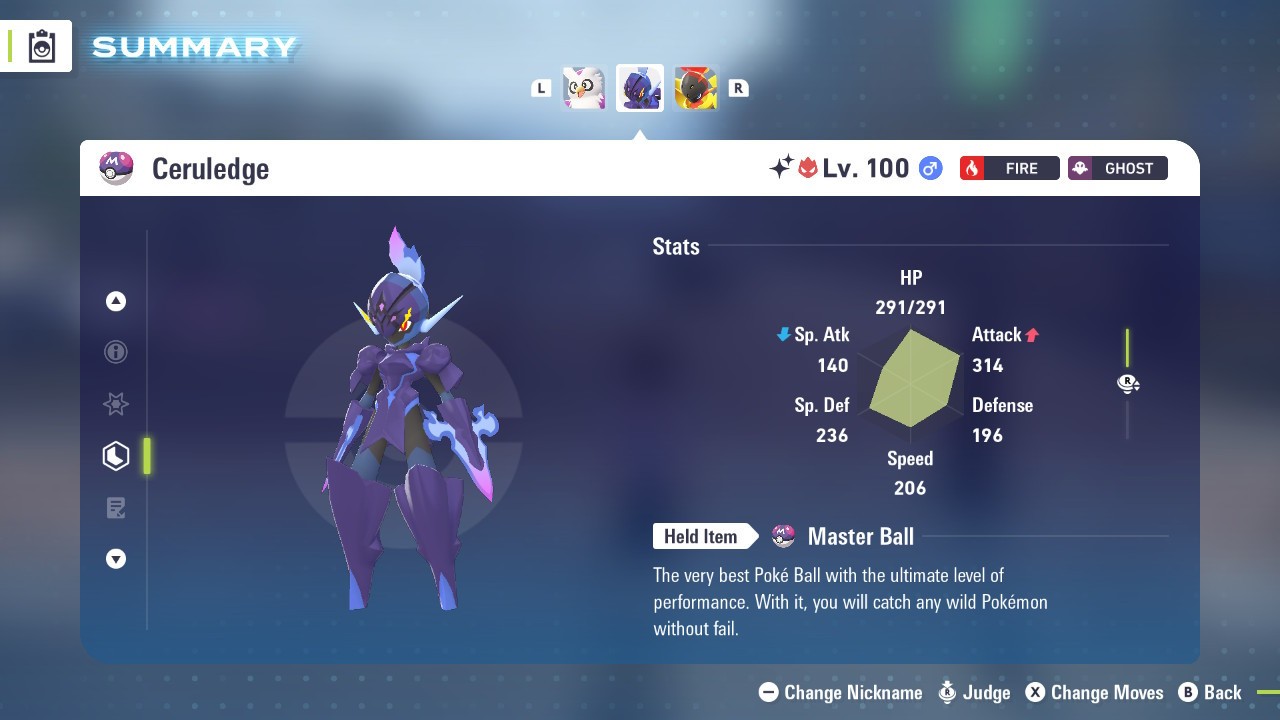 ✨ Shiny ✨ 6IV Ceruledge Armarouge with HA + Master Balls Pokemon Scarlet Violet