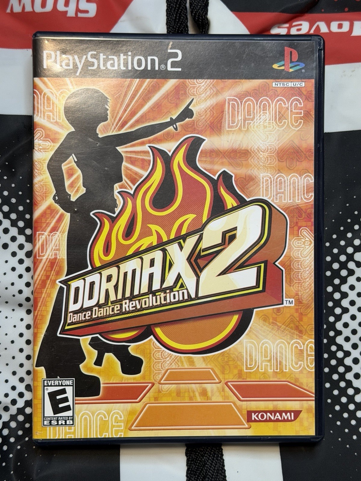 DDRMAX2 Dance Dance Revolution PS2 + 2x Konami Stay Cool Dance Pads Bundle