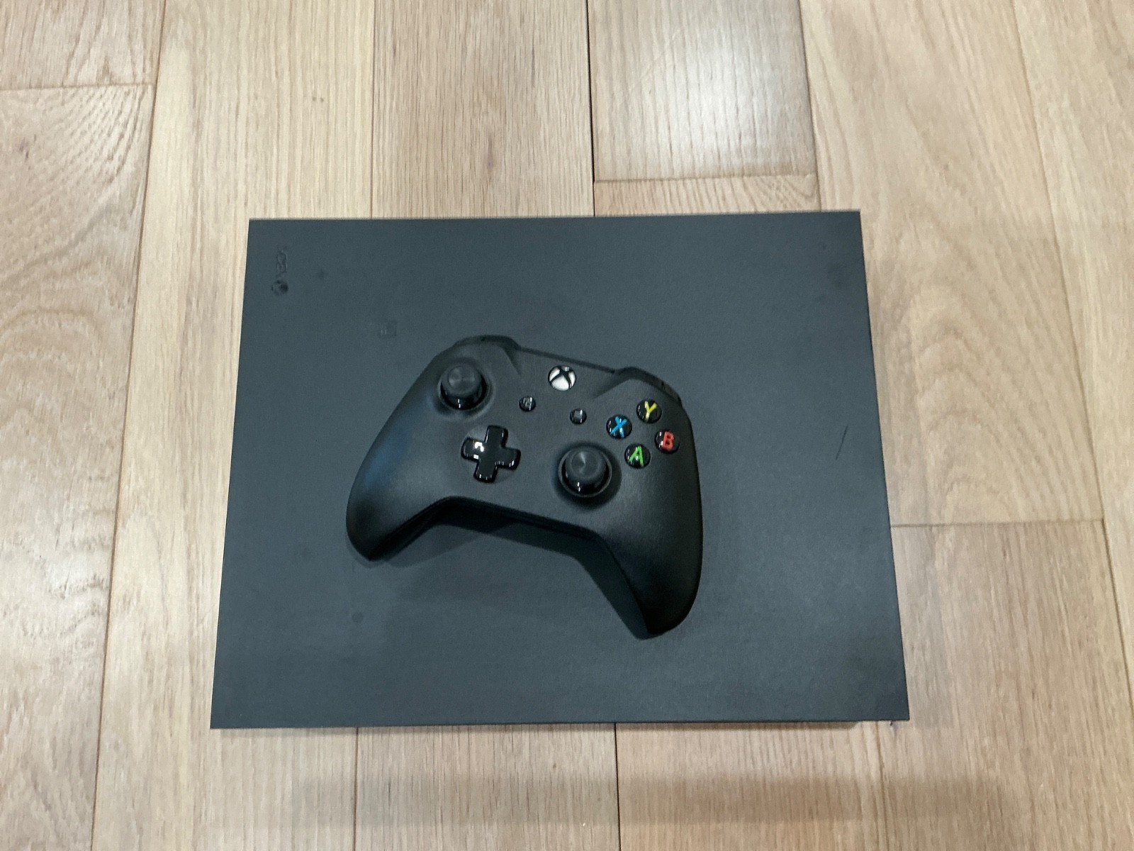 Microsoft Xbox One X 1TB Console + Controller (All Black) (No cables)