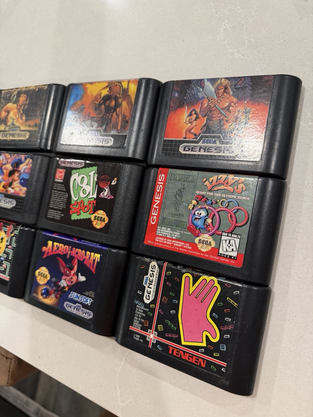 Sega Genesis Game Lot Partial Manuals Used Working Condition Varies READ DESC