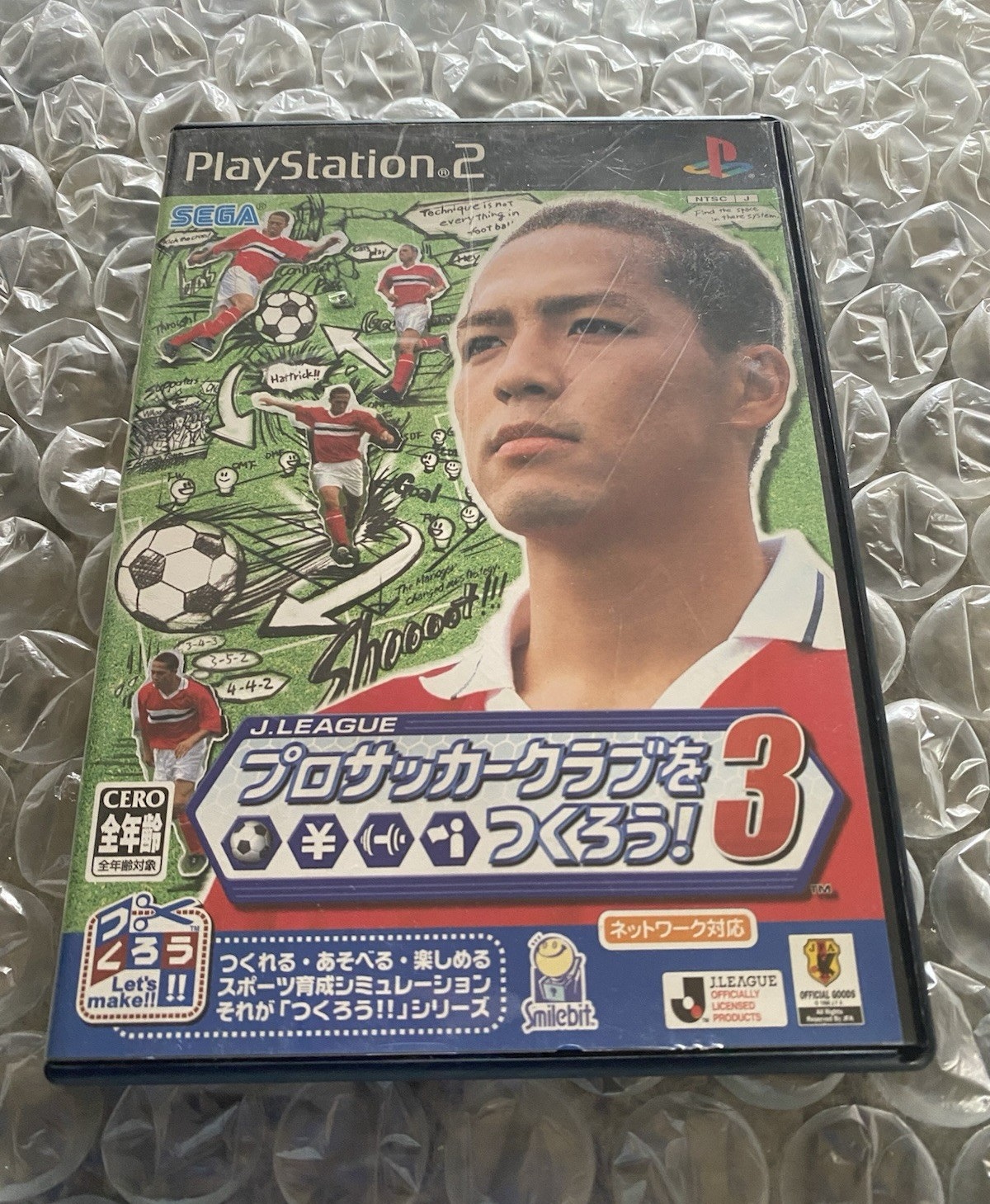 SEGA J.League Pro Soccer Club o Tsukurou! 3 PS2 CERO A NTSC-J 2003 Manual