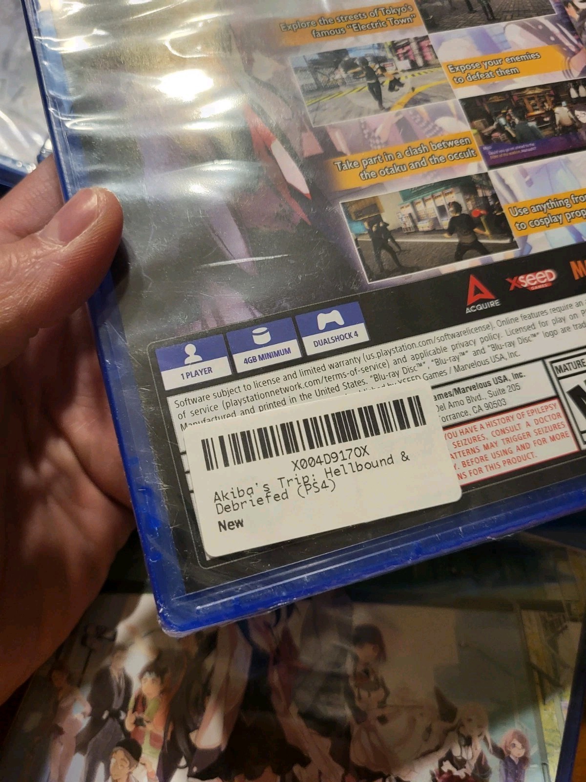 PS4 Playstation 4 Akiba Strip Hellbound & Debriefed Xseed Games NEW SEALED READ