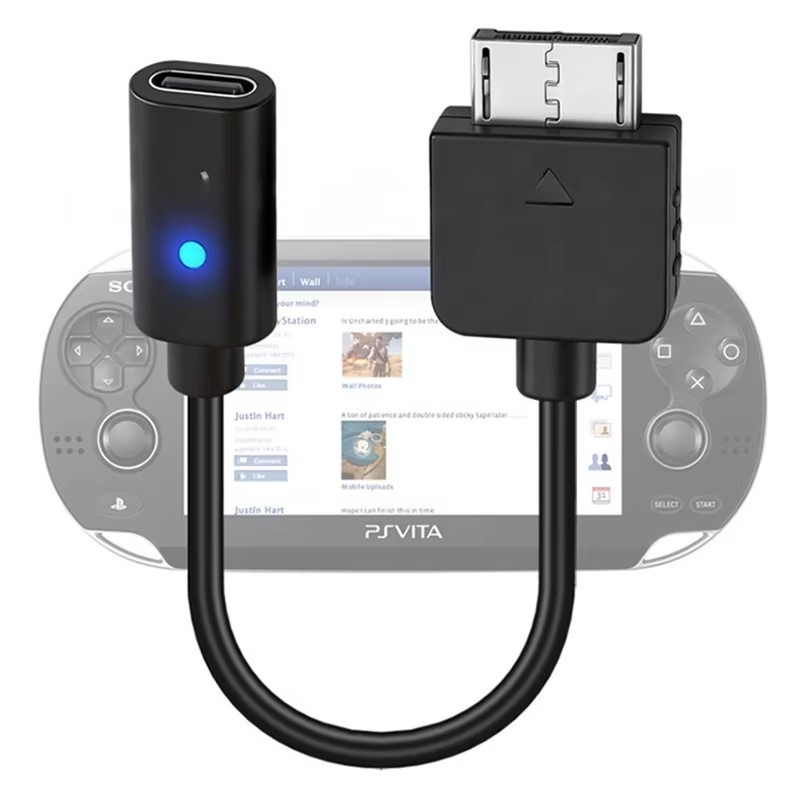 Type C to PSP Go Charging Cable USB Adapter Power Data Cord Sony PSP Go