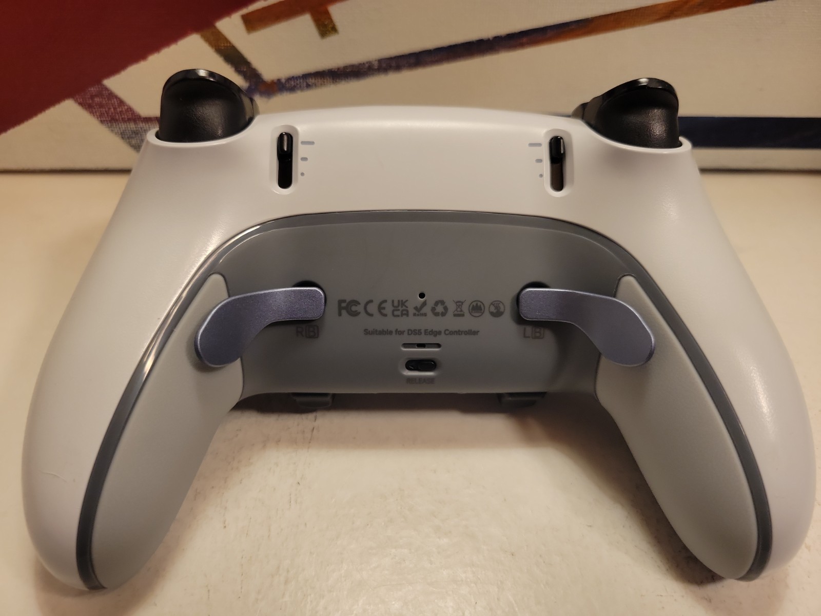 PS5 Sony DualSense Edge Wireless Controller – White TMR Anti Drift Sticks
