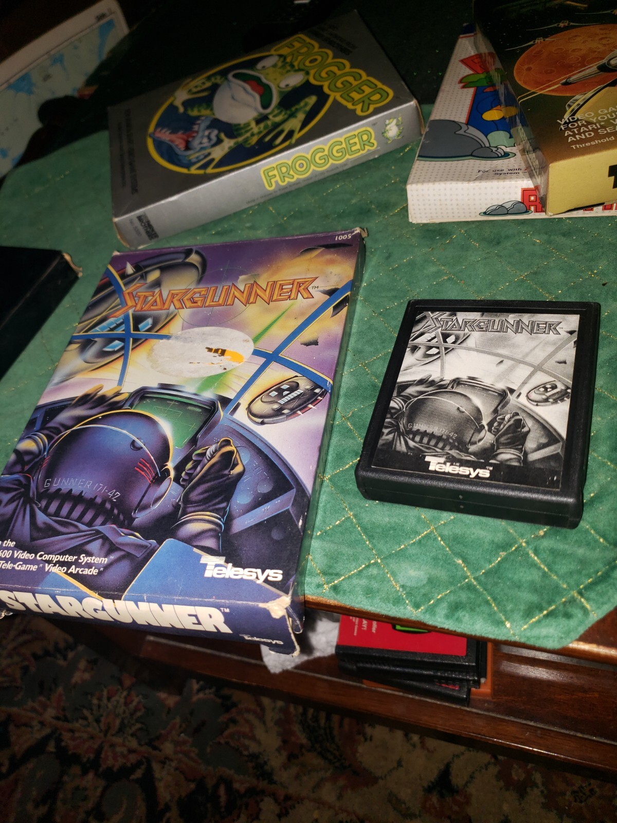 ultra rare Atari 2600 Raft Rider Stargunner Threshold star gunner nes