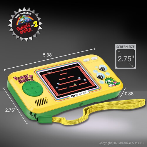 My Arcade DGUNL-3248 Bubble Bobble Pocket Player Portable Handheld Game System [