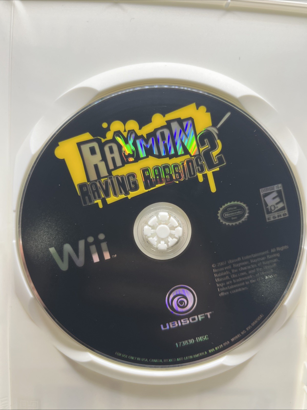 Rayman Raving Rabbids 2 (Nintendo Wii, 2007) Tested With Manual