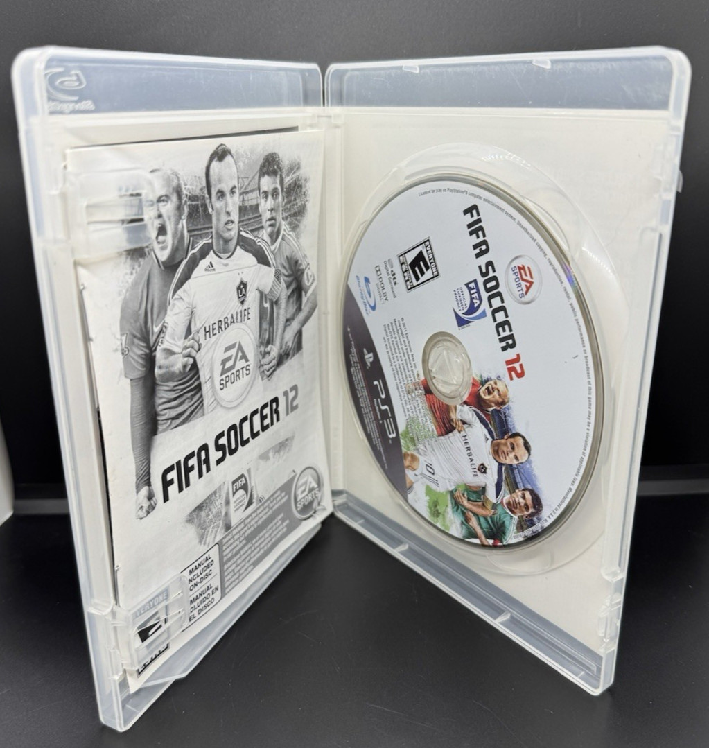 FIFA Soccer 12 (Sony PlayStation 3, 2012, EA Sports) PS3 with Manual