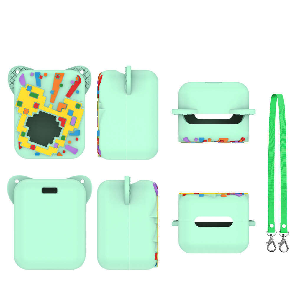 silicone Cover Case Washable Protective Case with Lanyard Protective Skin Sleeve