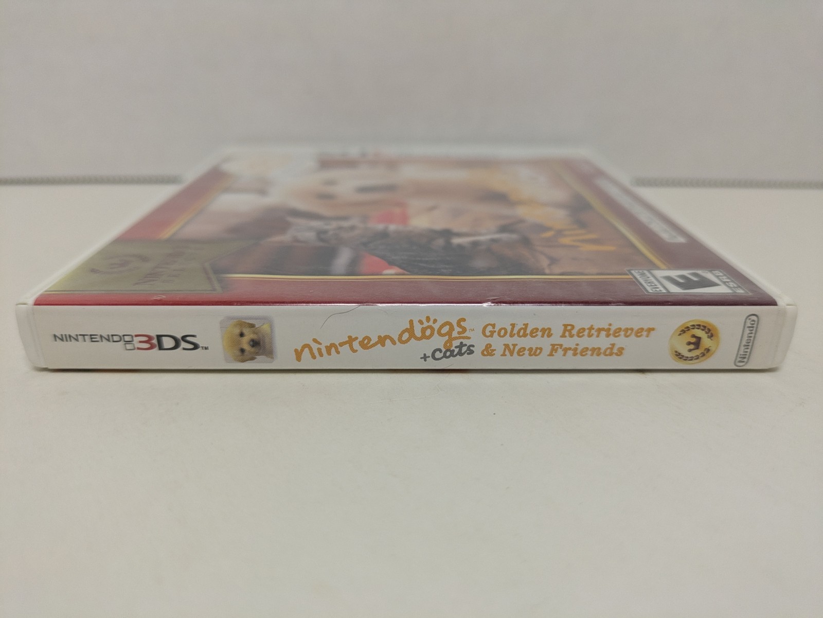*NO GAME* Nintendogs + Cats: Golden Retriever & New Friends (3DS, 2011) Case