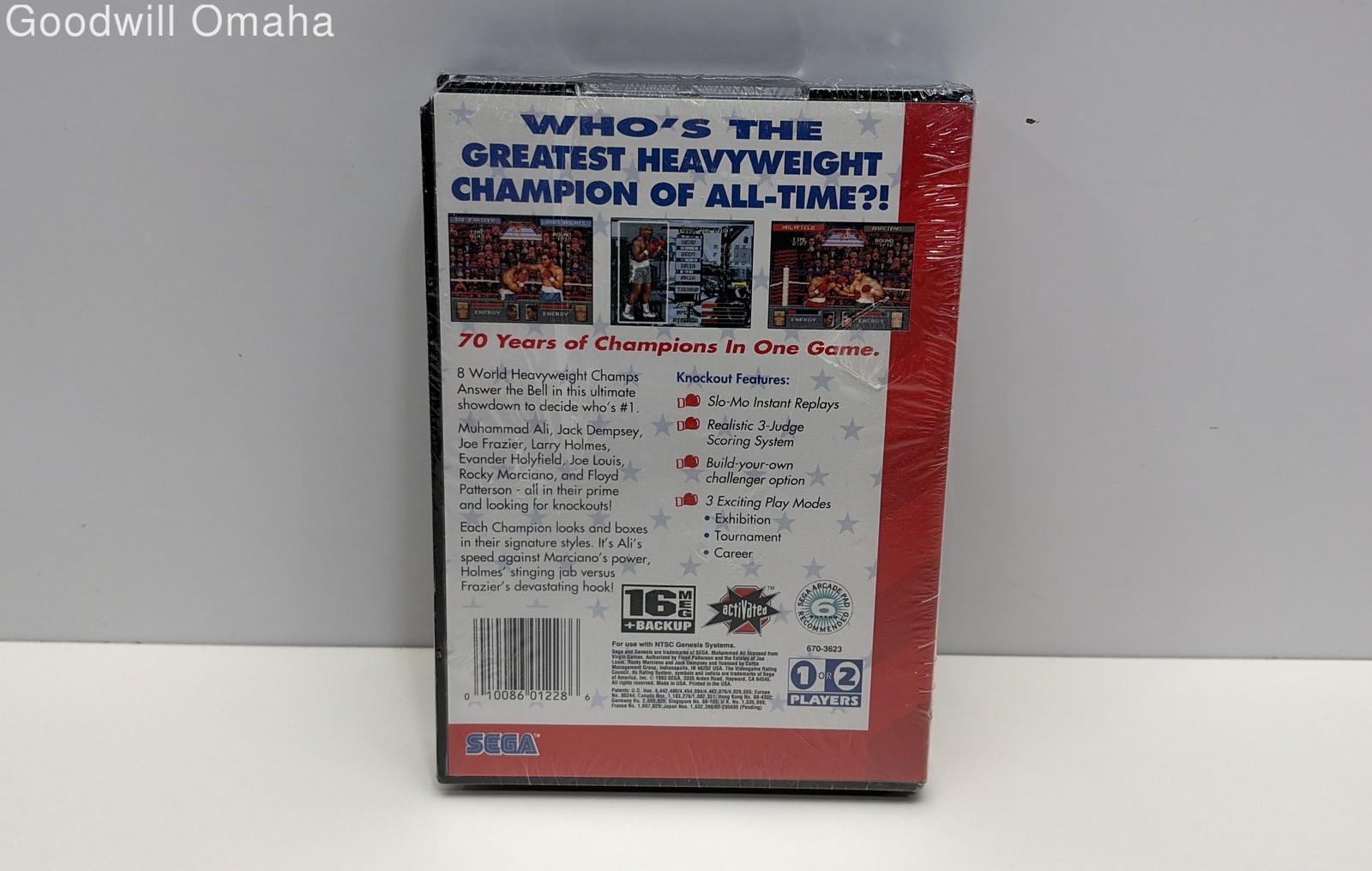 Sega Genesis – Greatest Heavyweights Boxing – NEW – SEALED – READ DESC