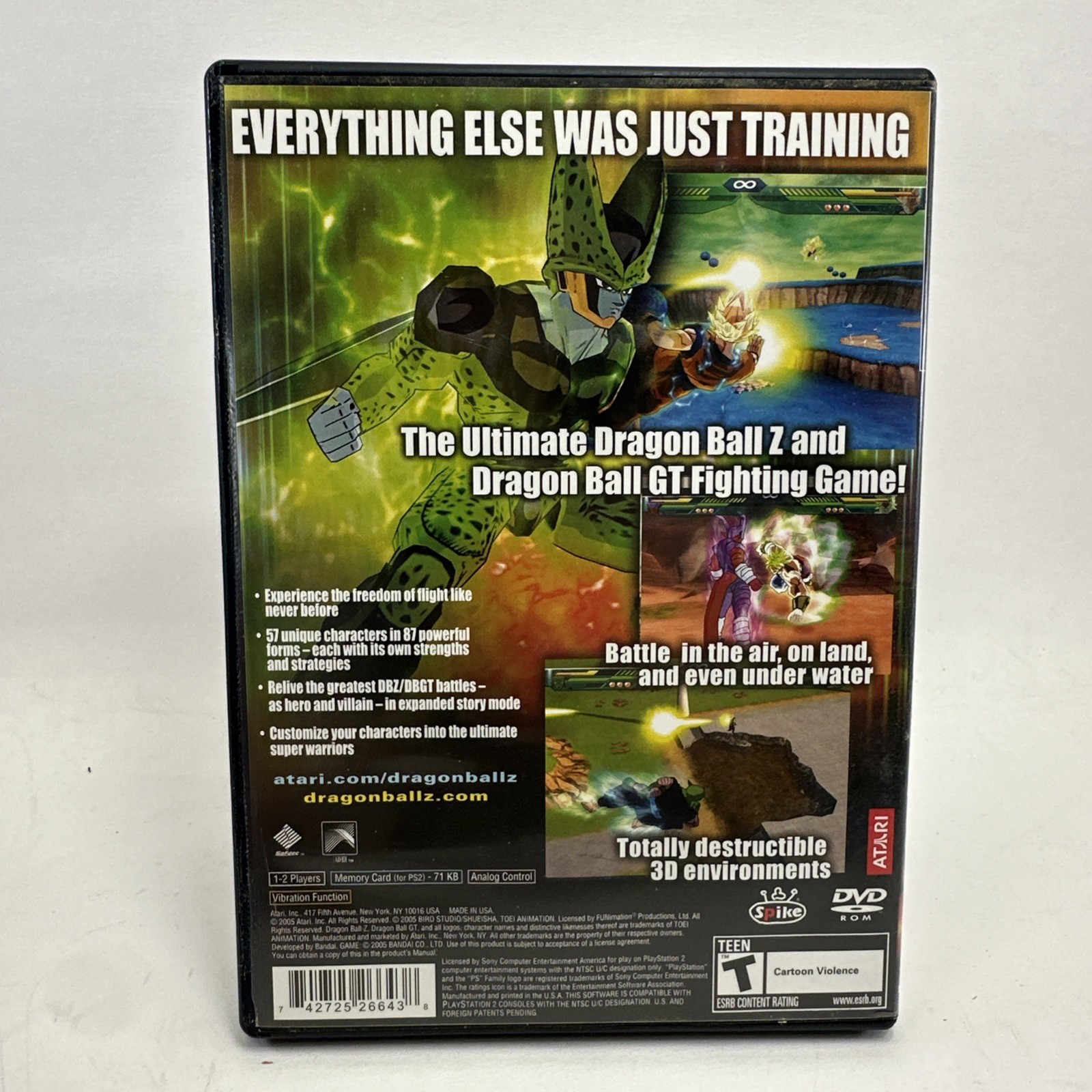 Dragon Ball Z: Budokai Tenkaichi (Sony PlayStation 2, 2005) CIB