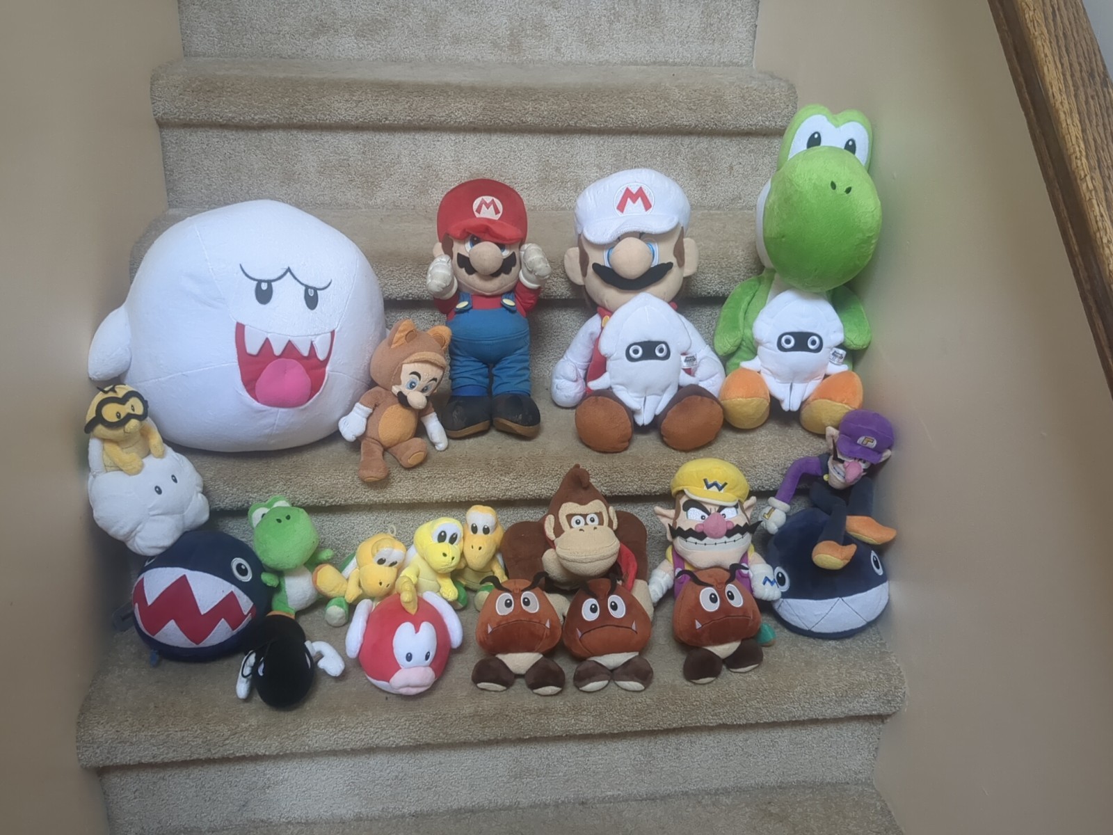 Nintendo Super Mario Plush Rare Japan Prize Toys All Star 2011 Yoshi Donkey Kong