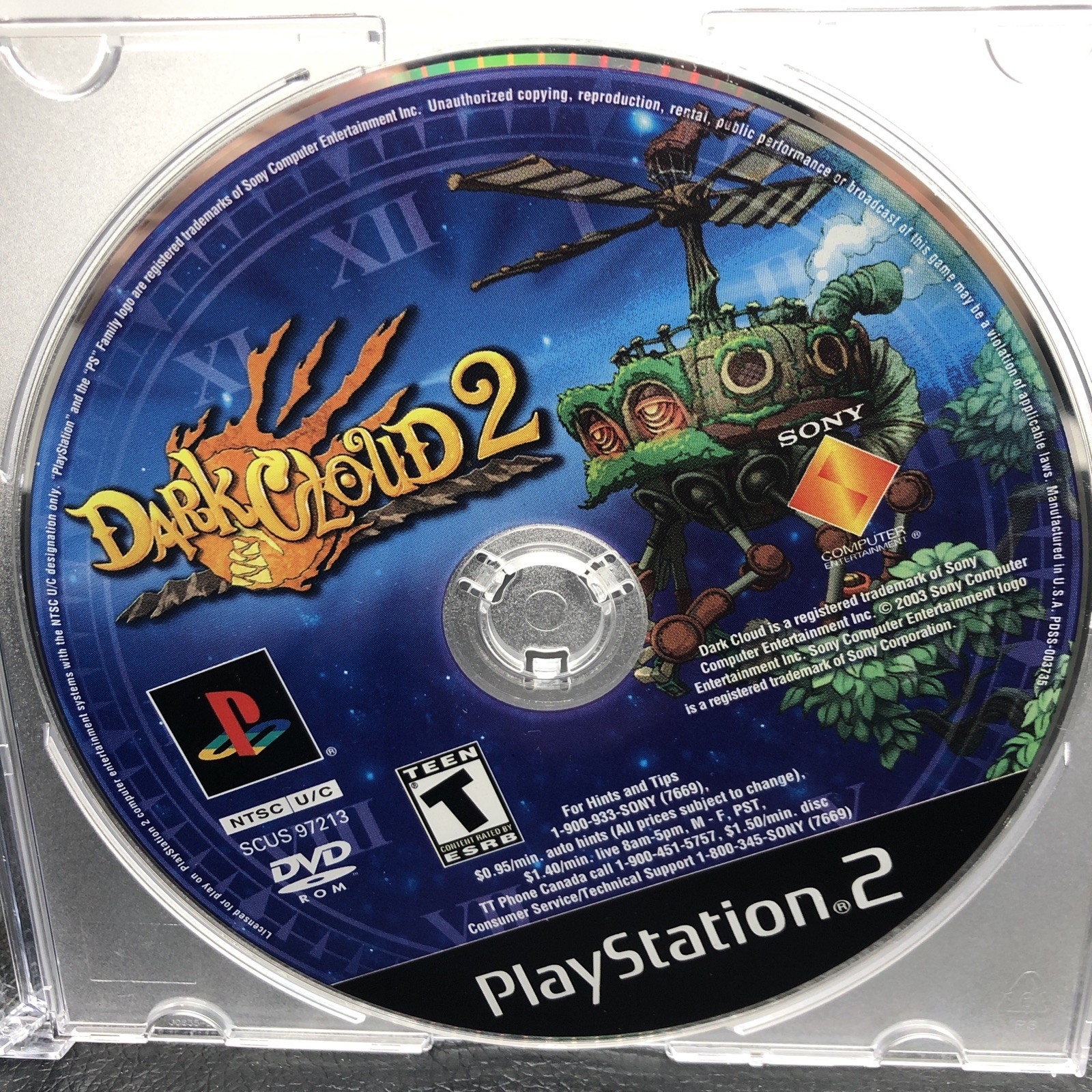 J4 Dark Cloud 2 – PlayStation 2 (PS2) – 2003 – Disc Only – Free Shipping