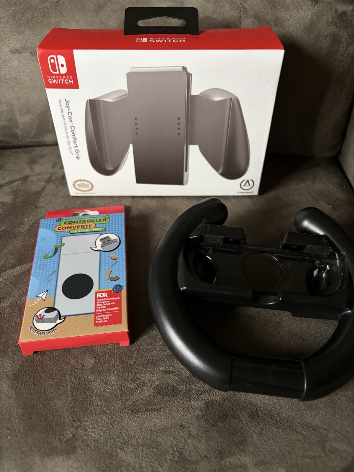 Nintendo Switch (OLED Model) Super Smash Bros. Bundle 64GB Console – Gray