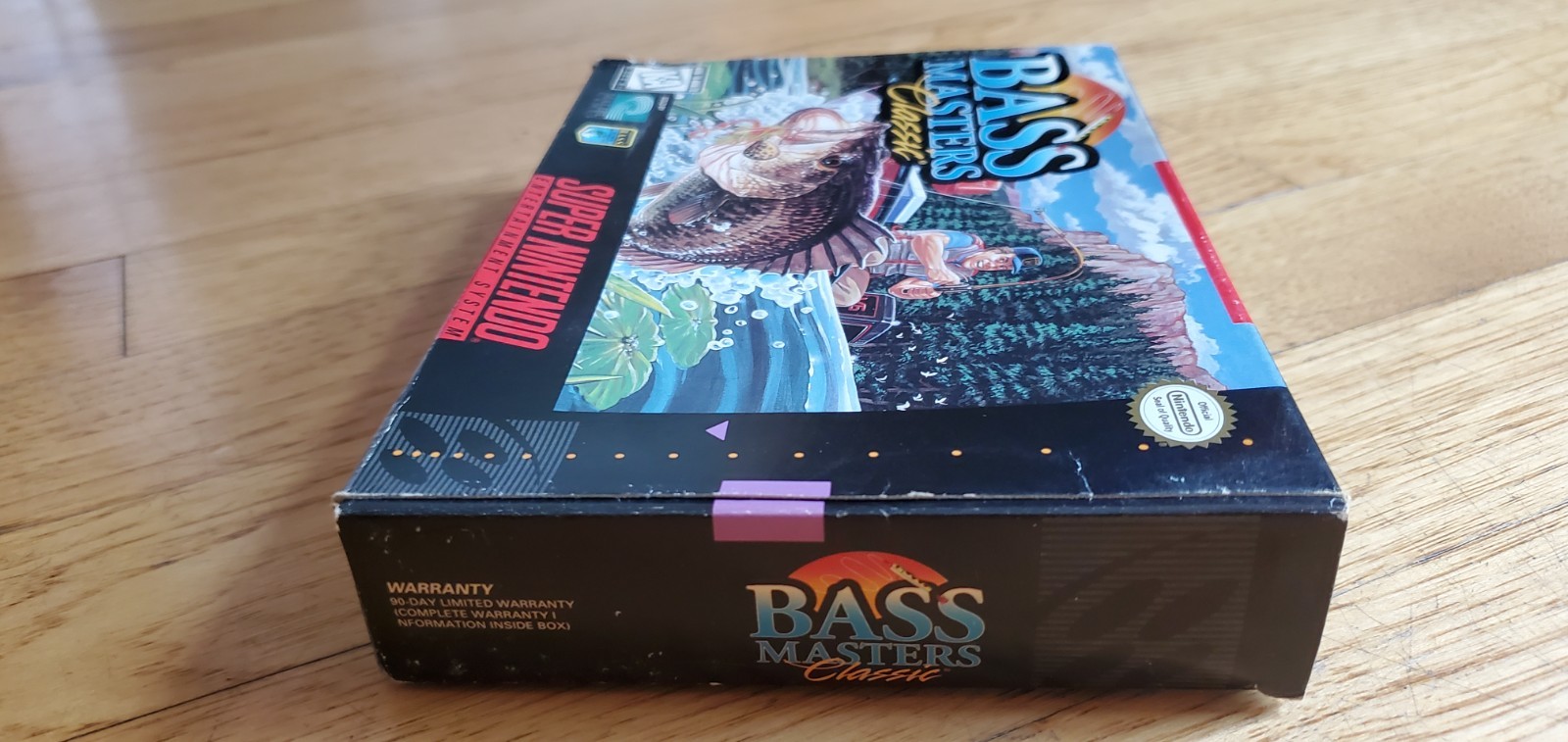 Bass Masters Classic Super Nintendo SNES Complete in Box CIB Manual & Inserts !!