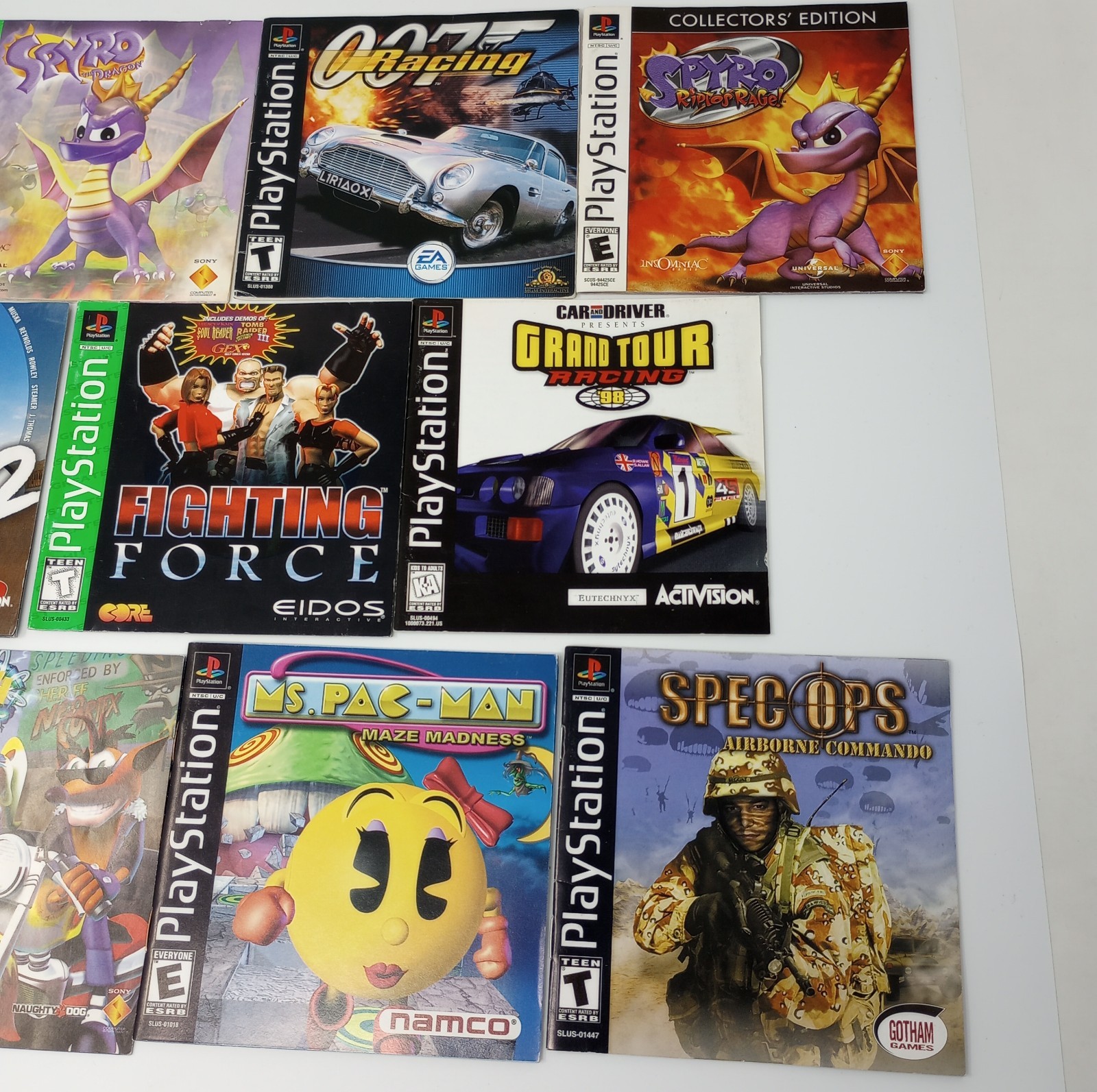 Lot Of 43 Playstation 1 (PS1) Manuals Only NO GAMES
