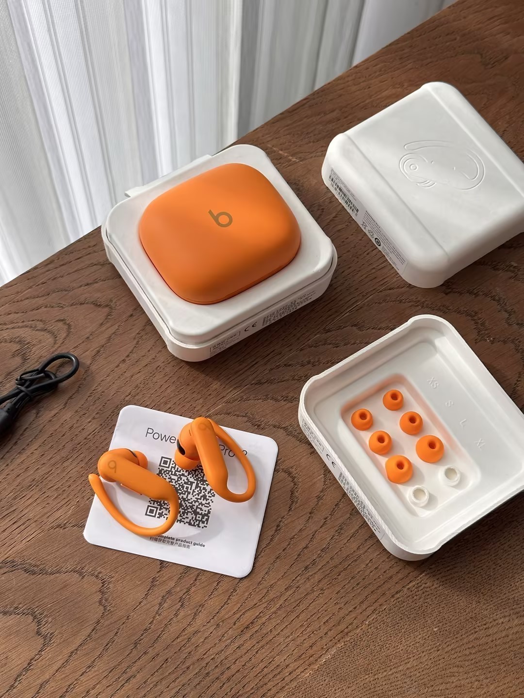 Orange Powerbeats Pro2 Wireless Active Noise Canceling Bluetooth Earhook Earbuds