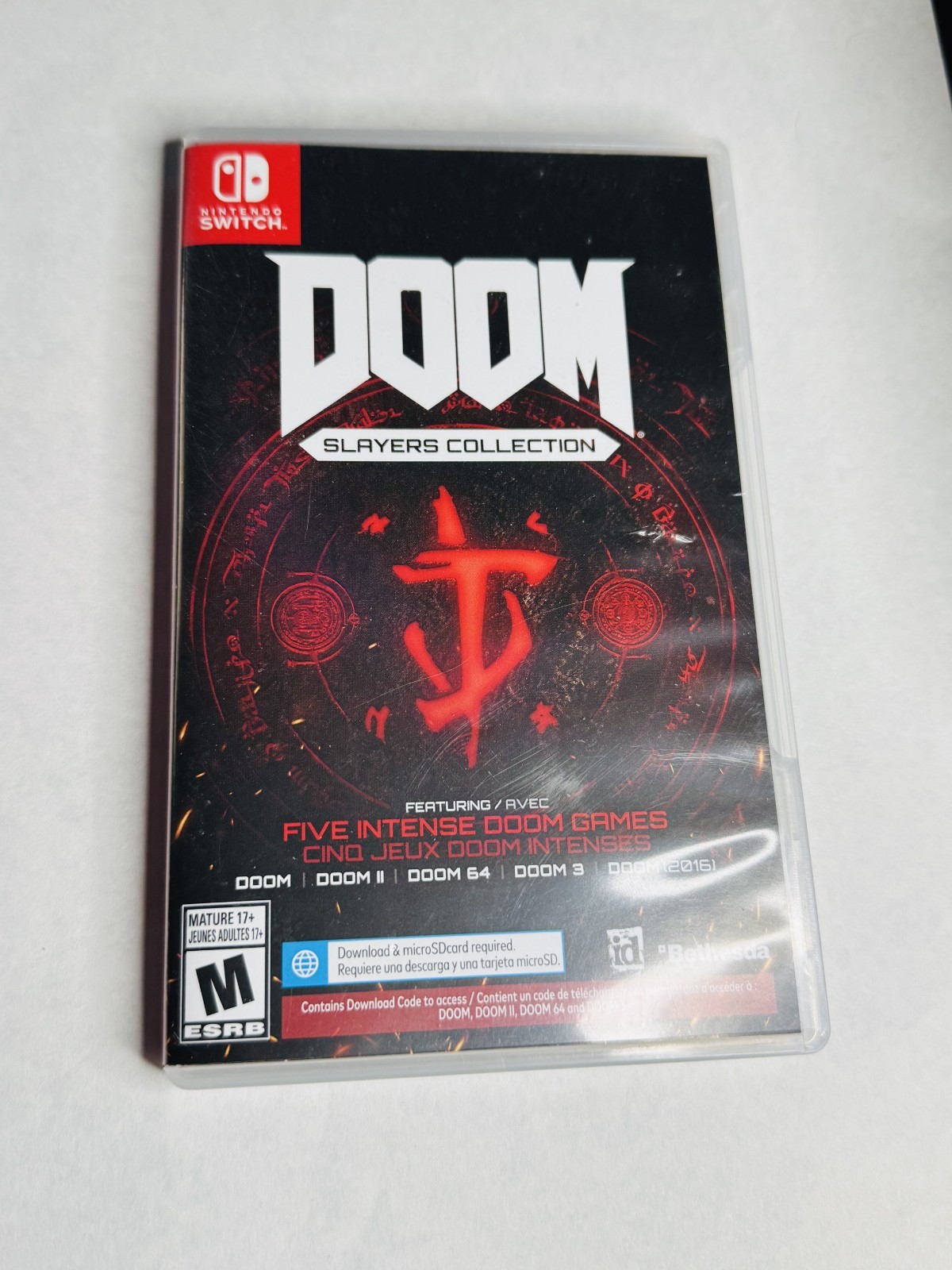 Doom Slayer’s Collection Game in Case! Nintendo Switch! No Code