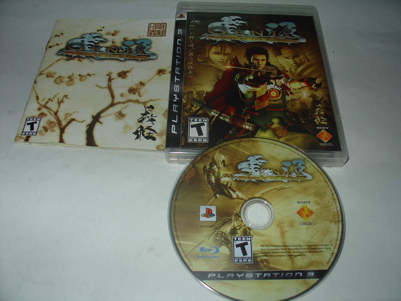 Genji: Days of the Blade (Playstation 3, PS3) Excellent CIB Complete