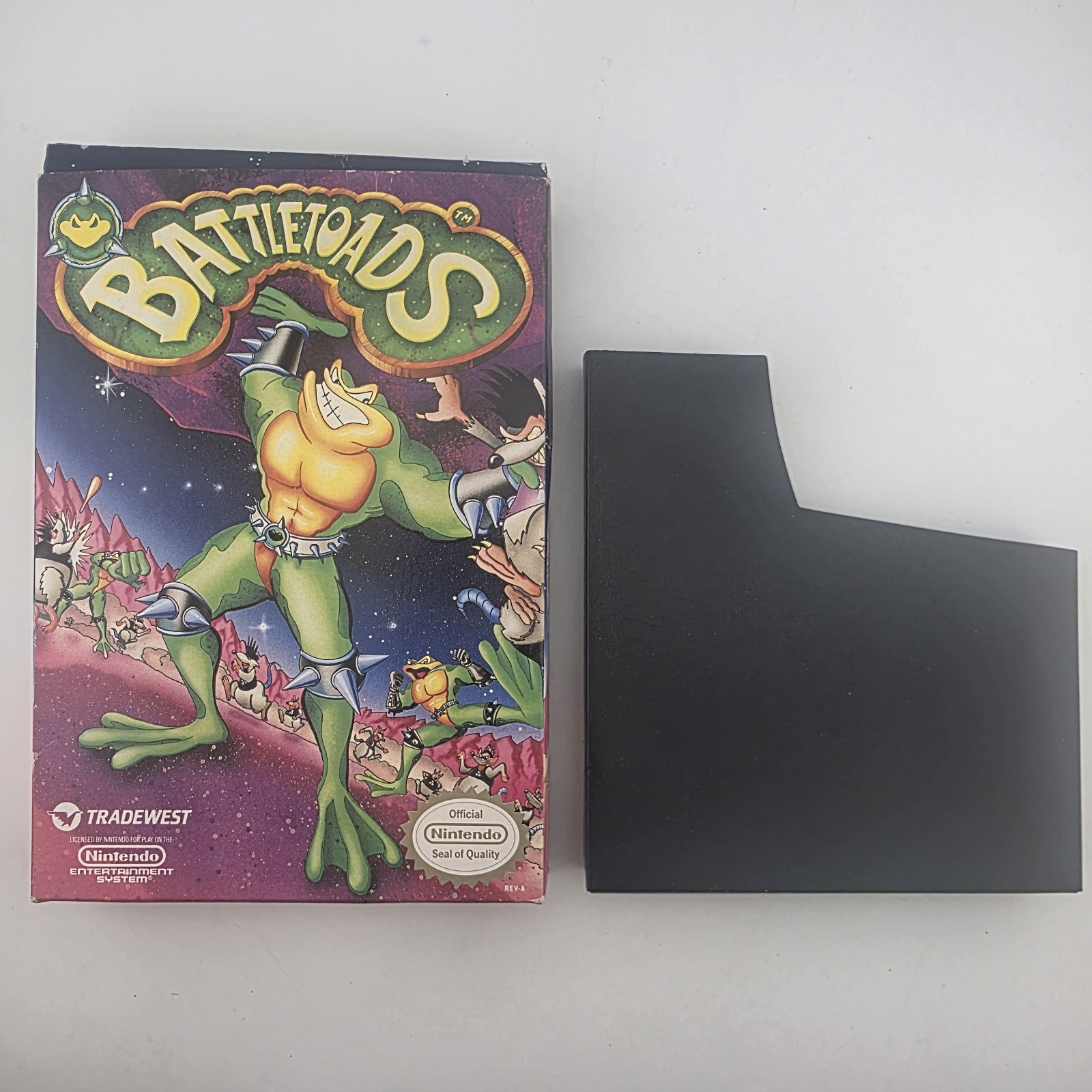 Battletoads NES Nintendo 1991 Oval SOQ REV-A Box – Box Only (No Game)