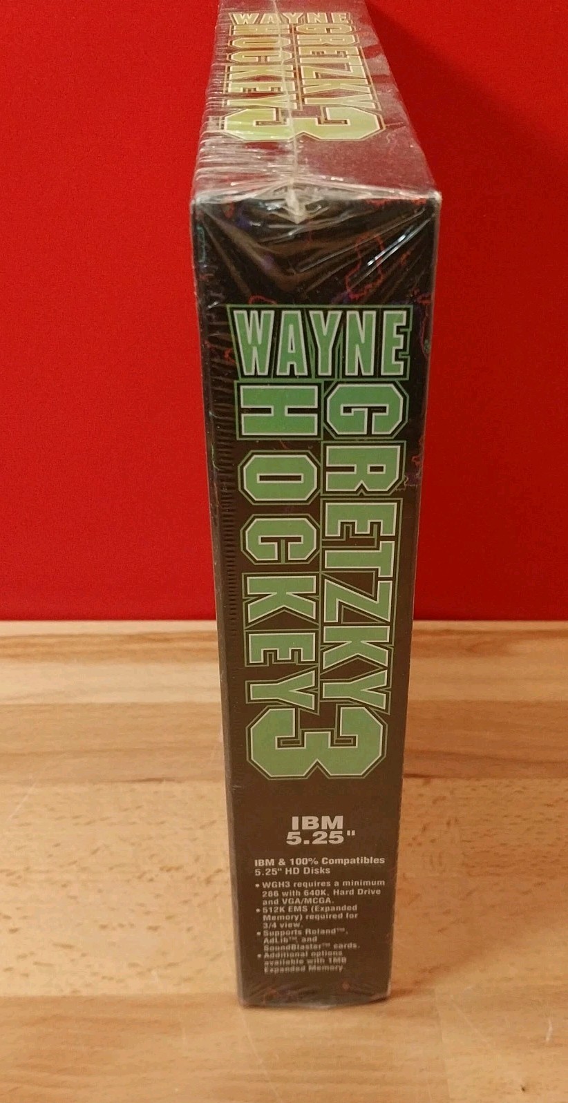 Wayne Gretzky Hockey 3 PC Game IBM 5.25″ HD Discs Factory SEALED COLLECTABLE