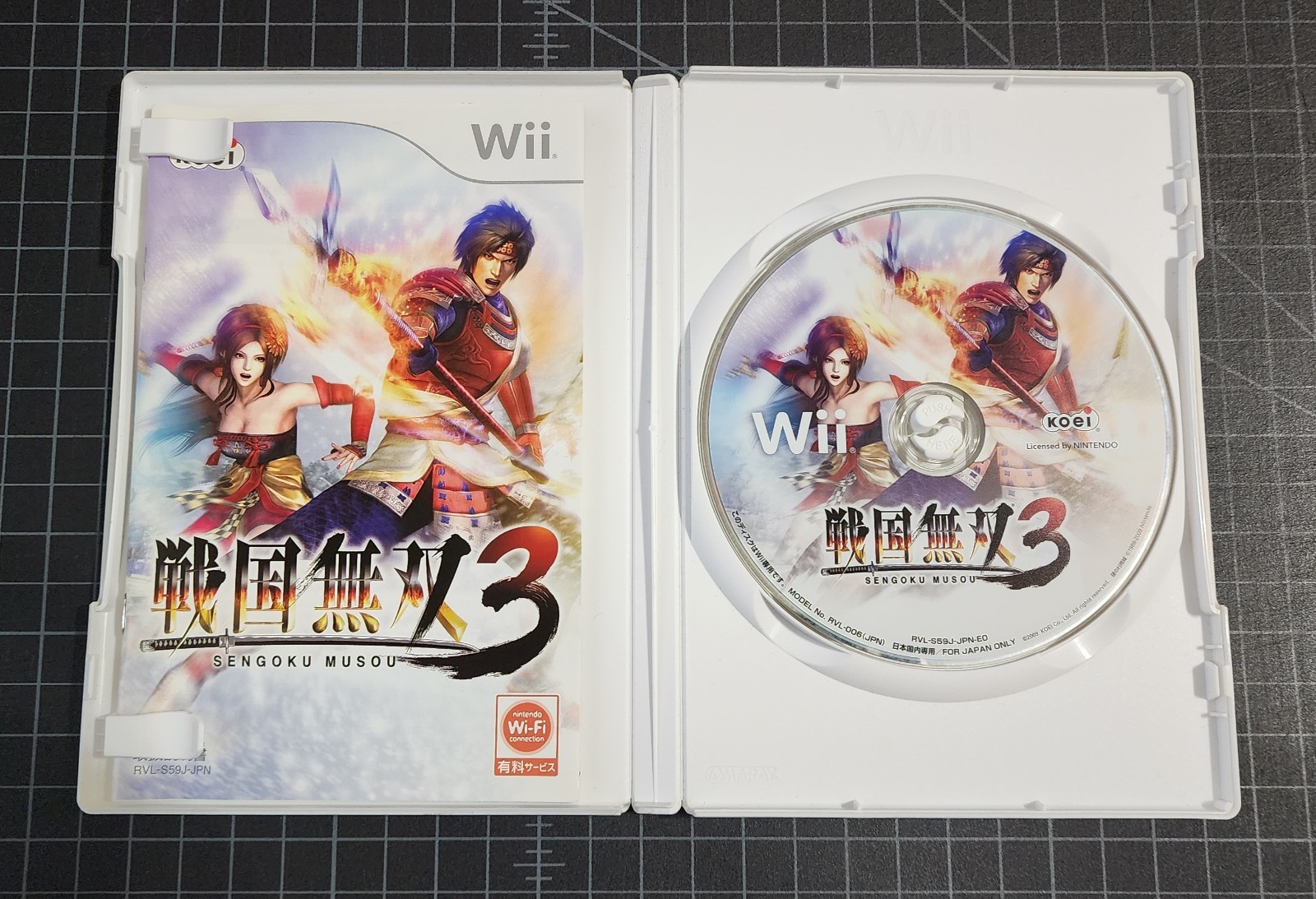 Sengoku Musou 3 Nintendo Wii Video Game CIB T&W Japanese Import USA Seller
