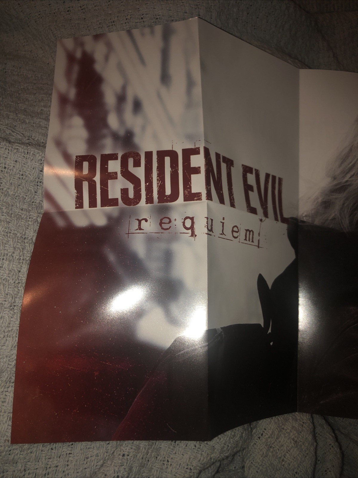 Capcom Resident Evil Requiem Promo Poster Limited Edition Exclusive Ps5 Pin Up
