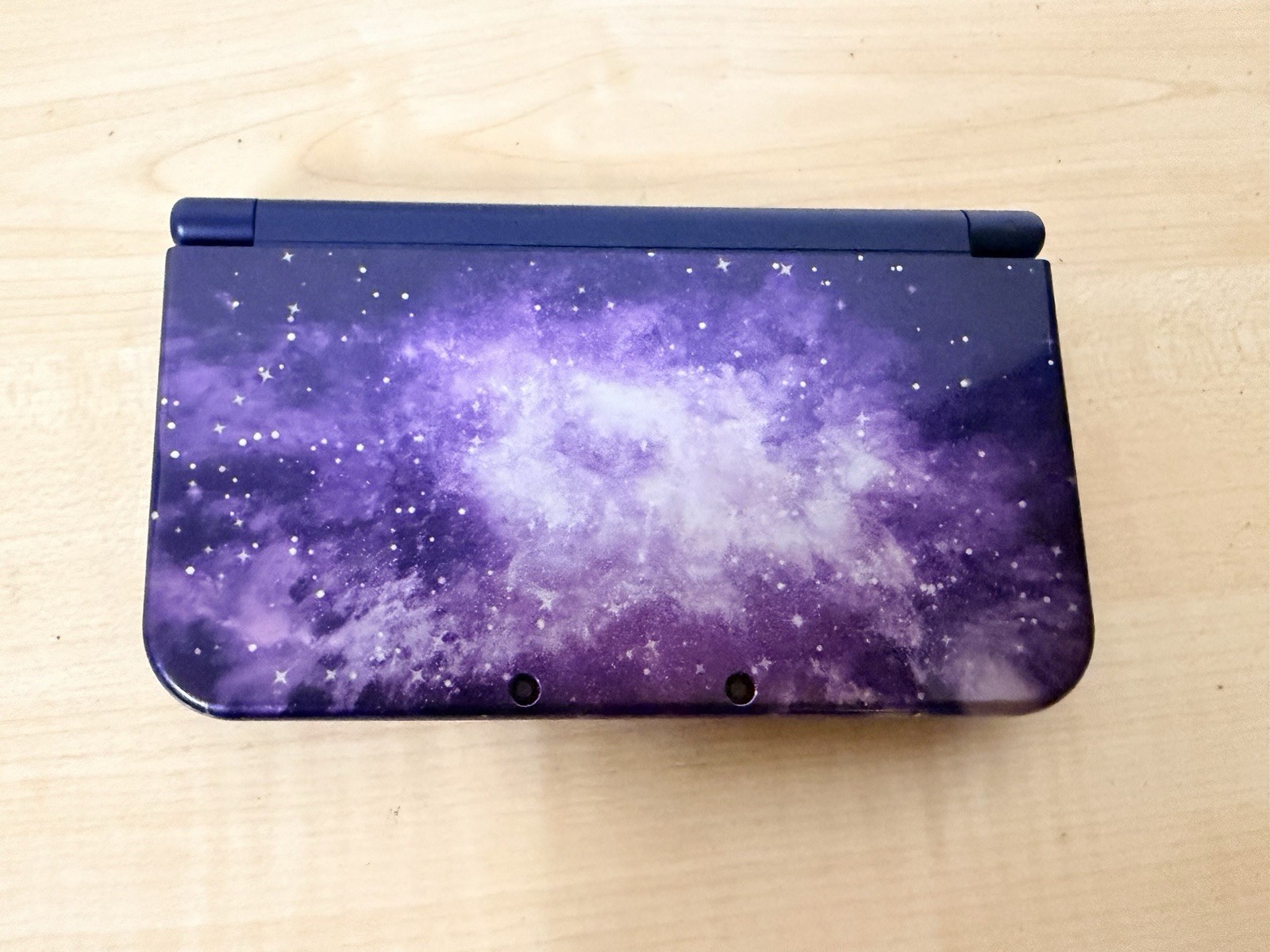 Nintendo New 3DS XL Galaxy Edition Purple Console RED-001 – Tested W/ Charger