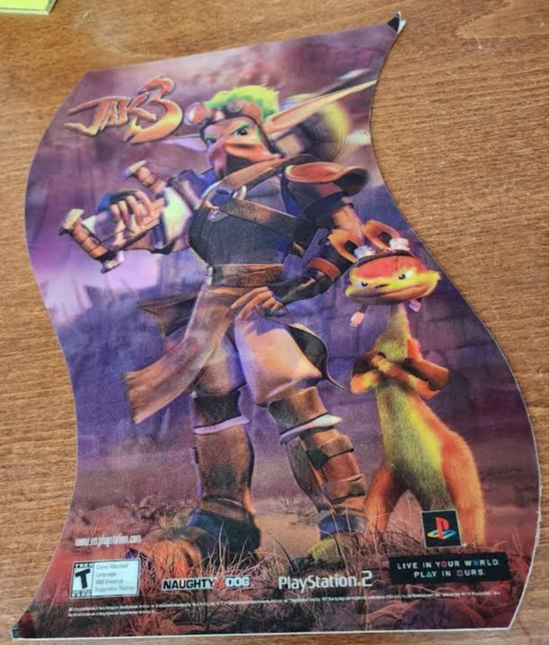 Promo NEW JAK 3 RATCHET & CLANK UP YOUR ARSENAL Counter STANDEE Playstation 2 p2