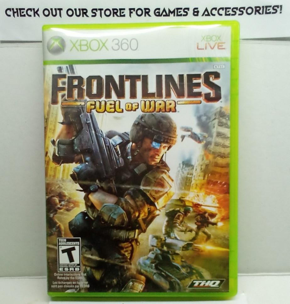 Frontlines: Fuel of War (Xbox 360, 2008) Complete Tested Working – Free Ship