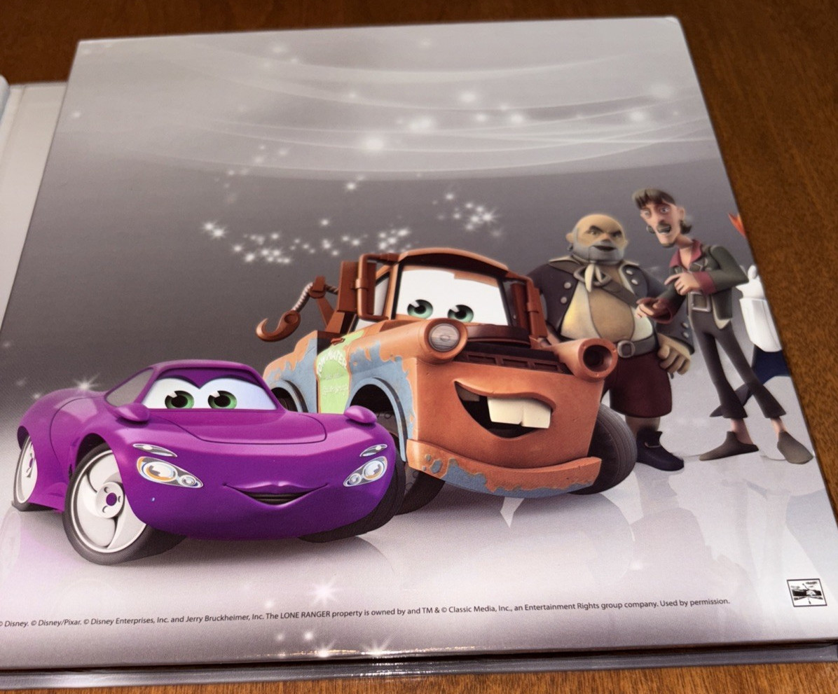Disney Infinity Lot Power Disc Album Book Binder w 14 Discs 2 Portals Incomplete