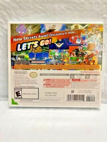 Pokemon Sun + Moon + Ultra Sun + Ultra Moon – Nintendo 3DS New Sealed Bundle
