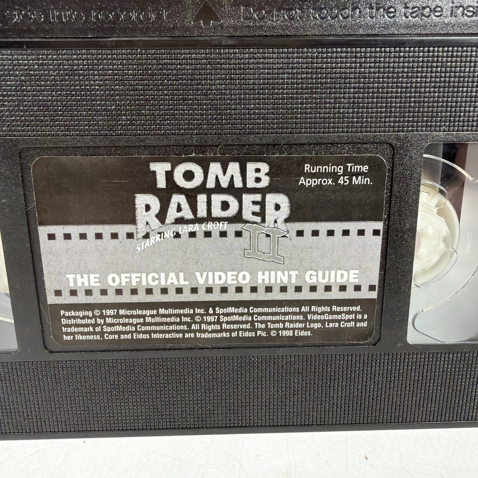 Tomb Raider 2 The Official Video Hint Guide (VHS, 1997) Rare/OOP VHTF