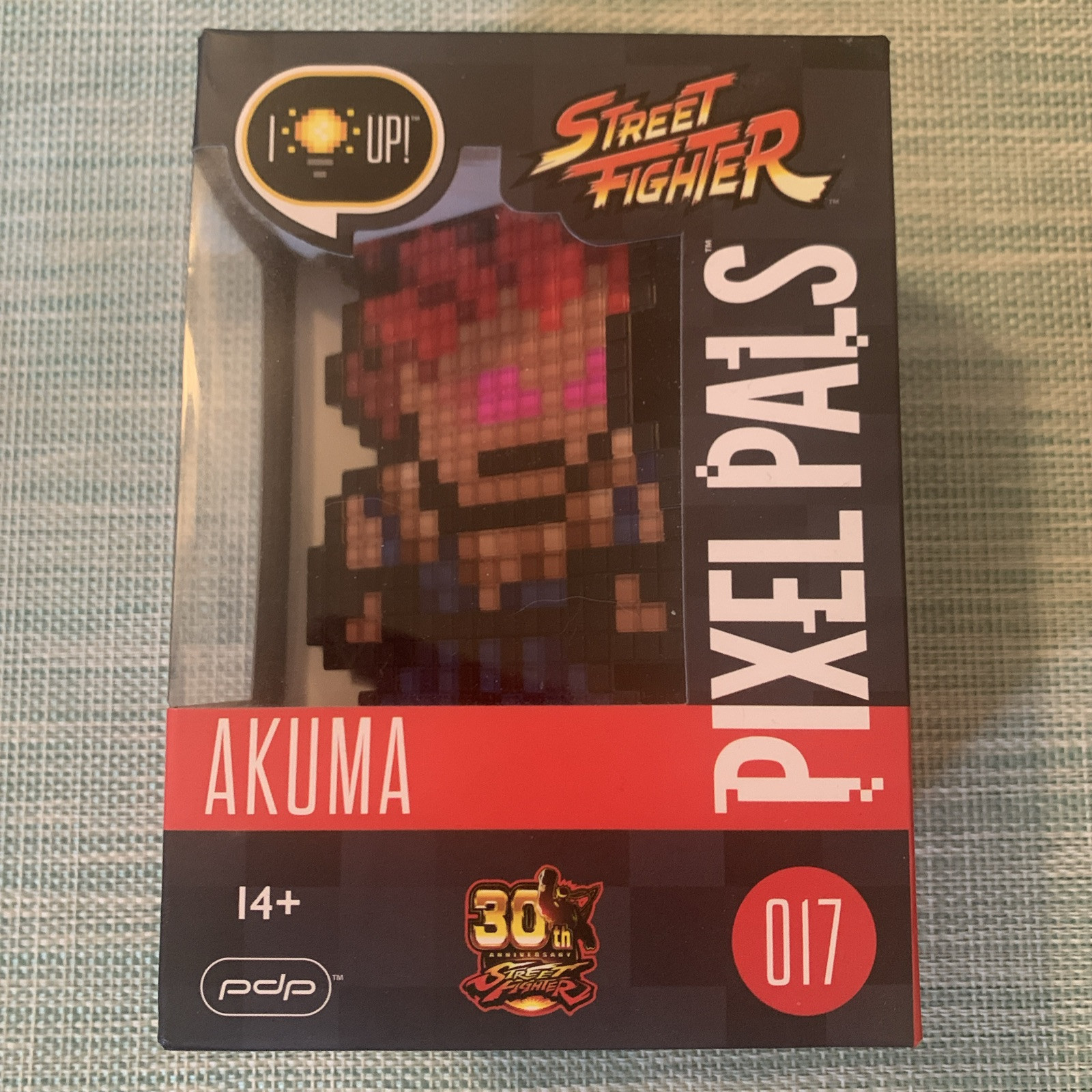 Pixel Pals: Street Fighter 30th Anniversary – Akuma #017 New in Box Light Up