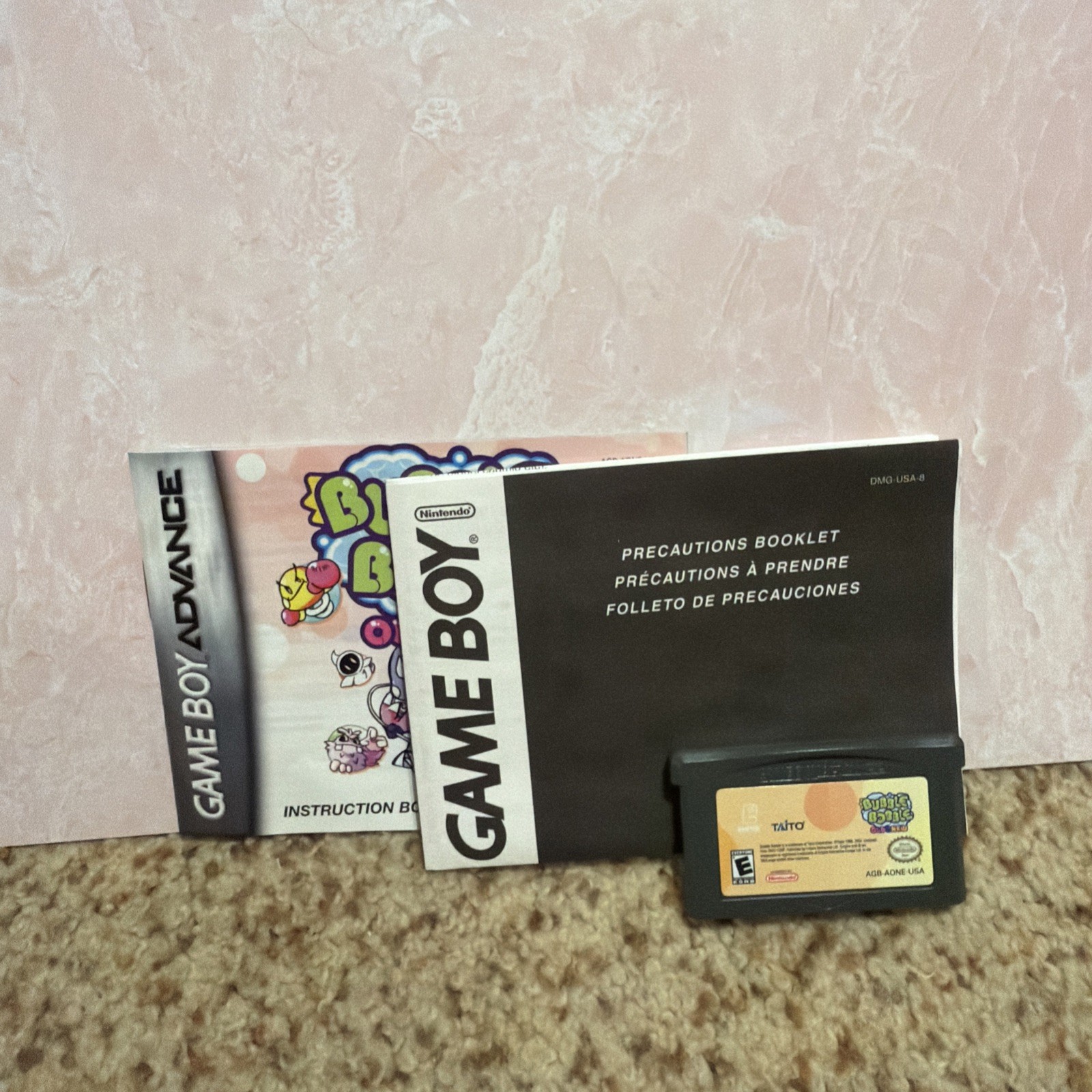 Bubble Bobble Old & New Nintendo GameBoy Advance CIB Authentic- Tested Complete