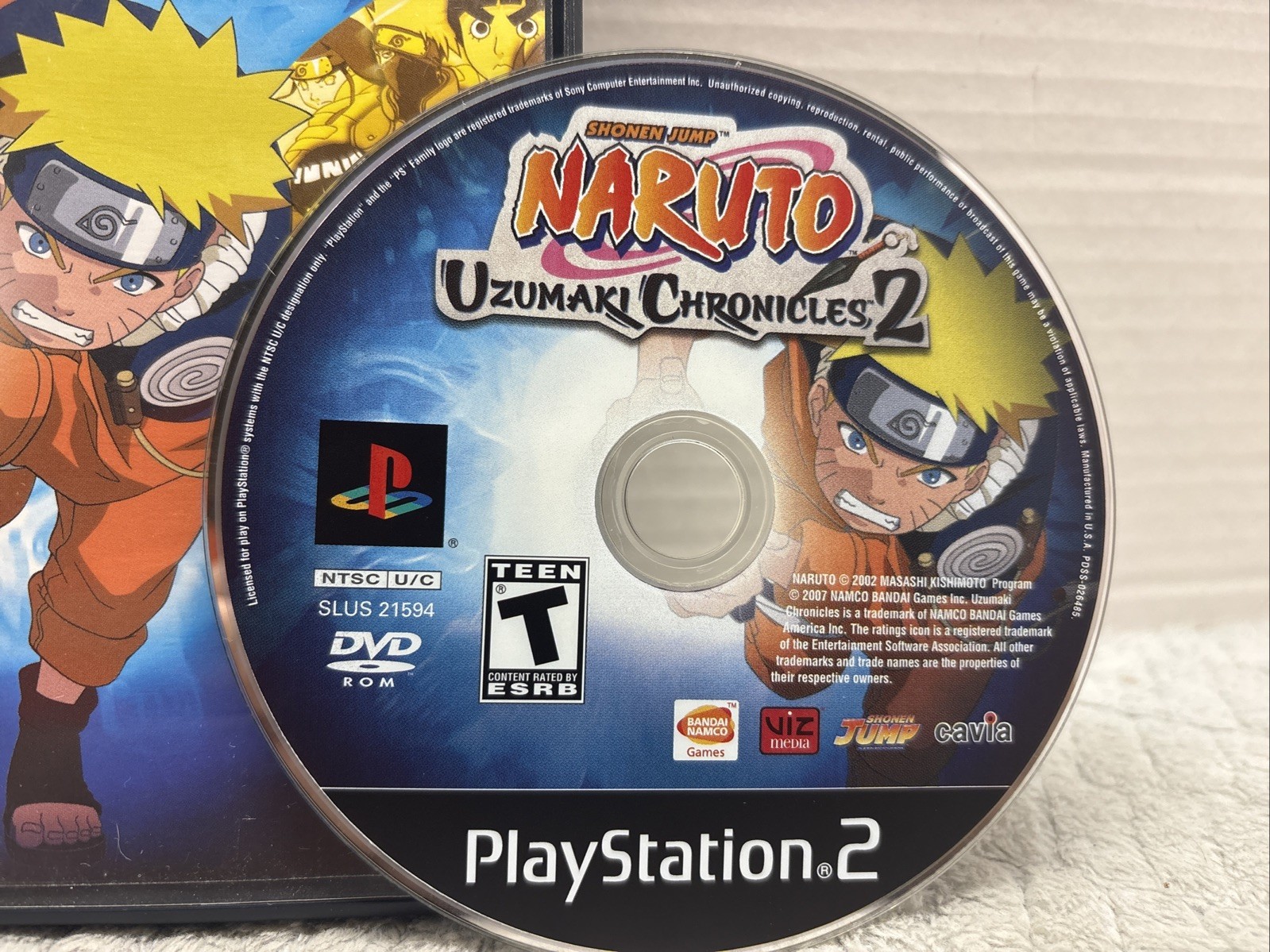 PlayStation 2 PS2 Naruto Uzumaki Chronicles 2 Game Complete Tested