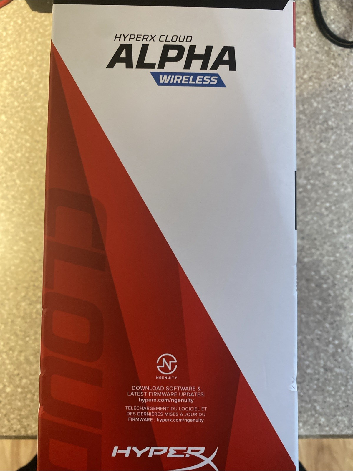 HyperX – Cloud Alpha Wireless Gaming Headset for PC, PS5, and PS4 – Black/Red